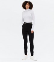 New Look Tall Black Zip Pocket Extra Long Skinny Stretch Trousers